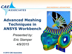 Advanced Meshing Techniques in ANSYS