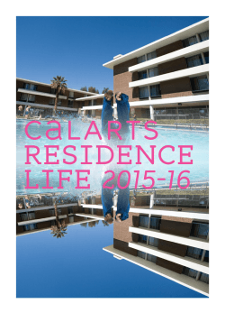 2015-16 Residence Life Brochure