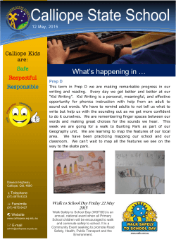 newsletter-12-05-15 - Calliope State School