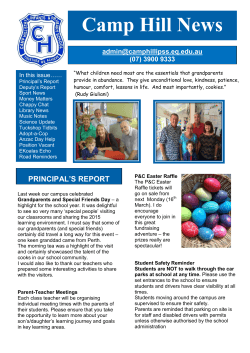 Newsletter-2015-03-13 - Camp Hill State Infants and Primary School