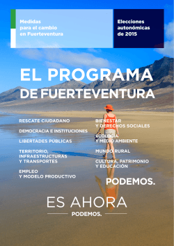 Consulta el programa para cambiar Fuerteventura