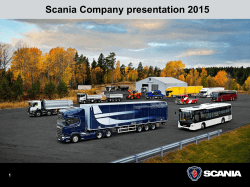 Scania Company Presentation 2010