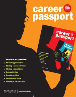 career passport - Career Services Network