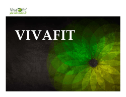 VIVAFIT International Presentation 2015