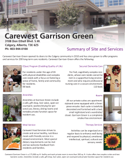 Carewest Garrison Green