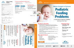 Pediatric Feeding Problems - Summit Professional Education