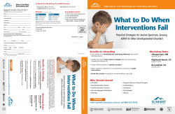 What to Do When Interventions Fail