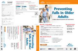 Preventing Falls in Older Adults