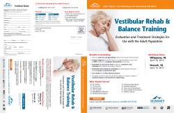 Vestibular Rehab & Balance Training