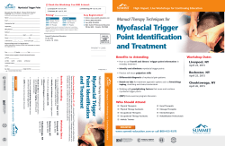 Myofascial Trigger Point Identification and Treatment