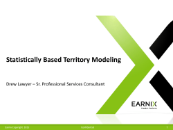 Statistically Based Territory Modeling