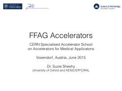 FFAGs - CERN Accelerator School