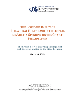 Economic Impact Study - Scattergood Foundation