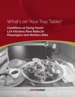 What`s on Your Tray Table?