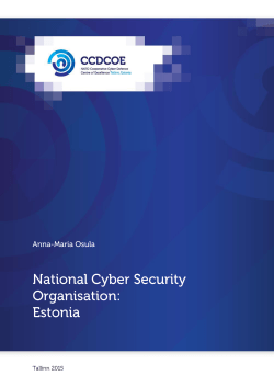 National Cyber Security Organisation in Estonia