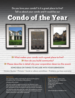 Condo of the Year