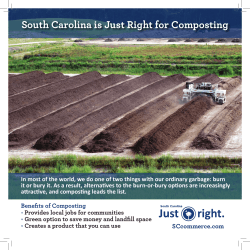 Composting Fact Card - South Carolina Department of Commerce