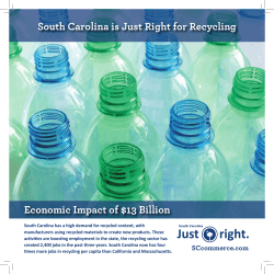 Recycling - South Carolina Department of Commerce