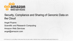 Security, Compliance and Sharing of Genomic Data on the