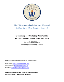 CDCI West Alumni Celebrations Weekend Friday