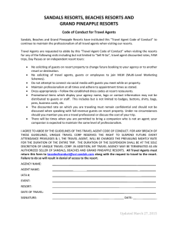 Enrollment Form - Sandals Resorts