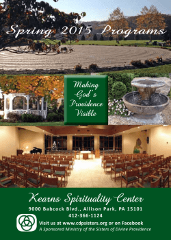 our 2015 Spring Program Book