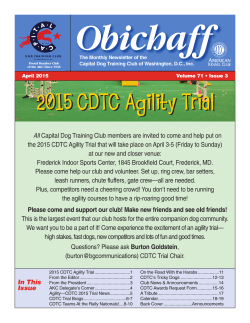 2015 CDTC Agility Trial - Capital Dog Training Club