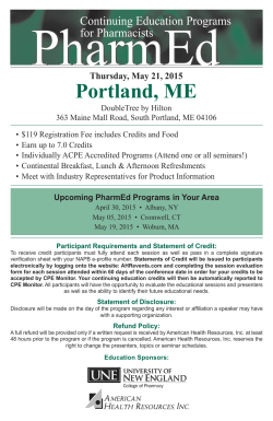 Portland, ME - American Health Resources Inc