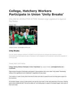 College participates in Unity Breaks
