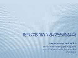 Infecciones vulvovaginales
