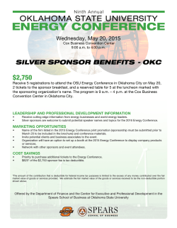 ENERGY CONFERENCE - Center for Executive and Professional