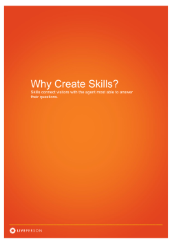 Why Create Skills?