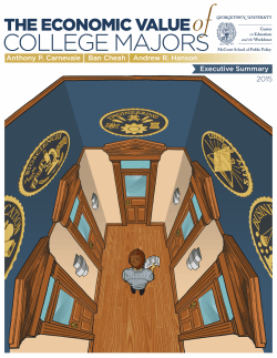 COLLEGE MAJORS - Center on Education and the Workforce