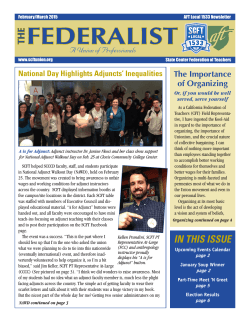 The Federalist: February/March 2015