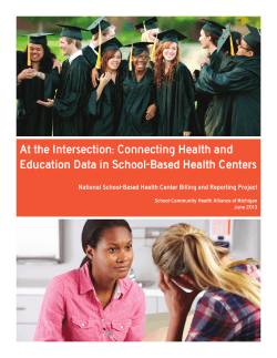At the Intersection: Connecting Health and Education Data in School