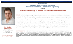 Interfacial Rheology of Protein and Particle Laden Interfaces