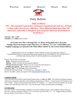 Daily Bulletin - Fairfield Public Schools