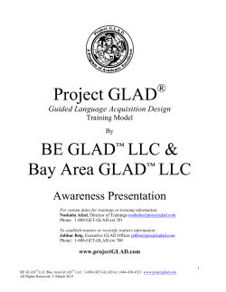 Project GLAD