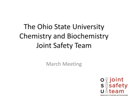 March 2015 - Chemistry - The Ohio State University