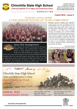 newsletter-2015-04-02 - Chinchilla State High School