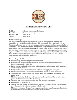 The Saint Louis Brewery, LLC