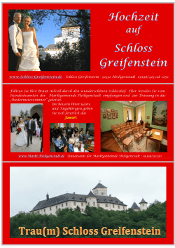Trauung - Schloss Greifenstein