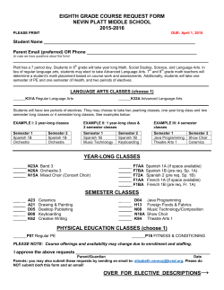 Platt 8th Grade Elective Request Form_1516