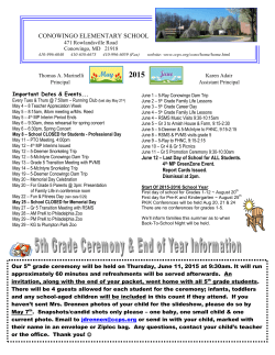 Newsletter - Cecil County Public Schools