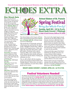 the March 2015 issue of ECHOES EXTRA.