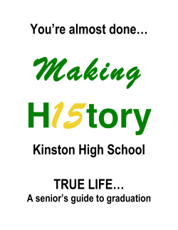 You`re almost doneâ¦ Kinston High School TRUE LIFEâ¦