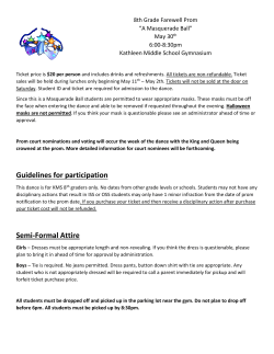 Guidelines for participation Semi
