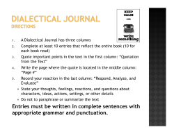 What is a Dialectical Journal, Example and Template