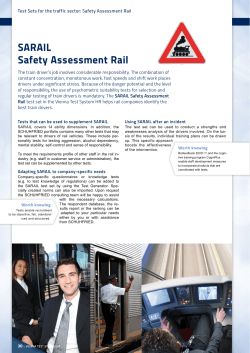 SARAIL Safety Assessment Rail