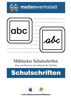 Handbuch - Schulschriften